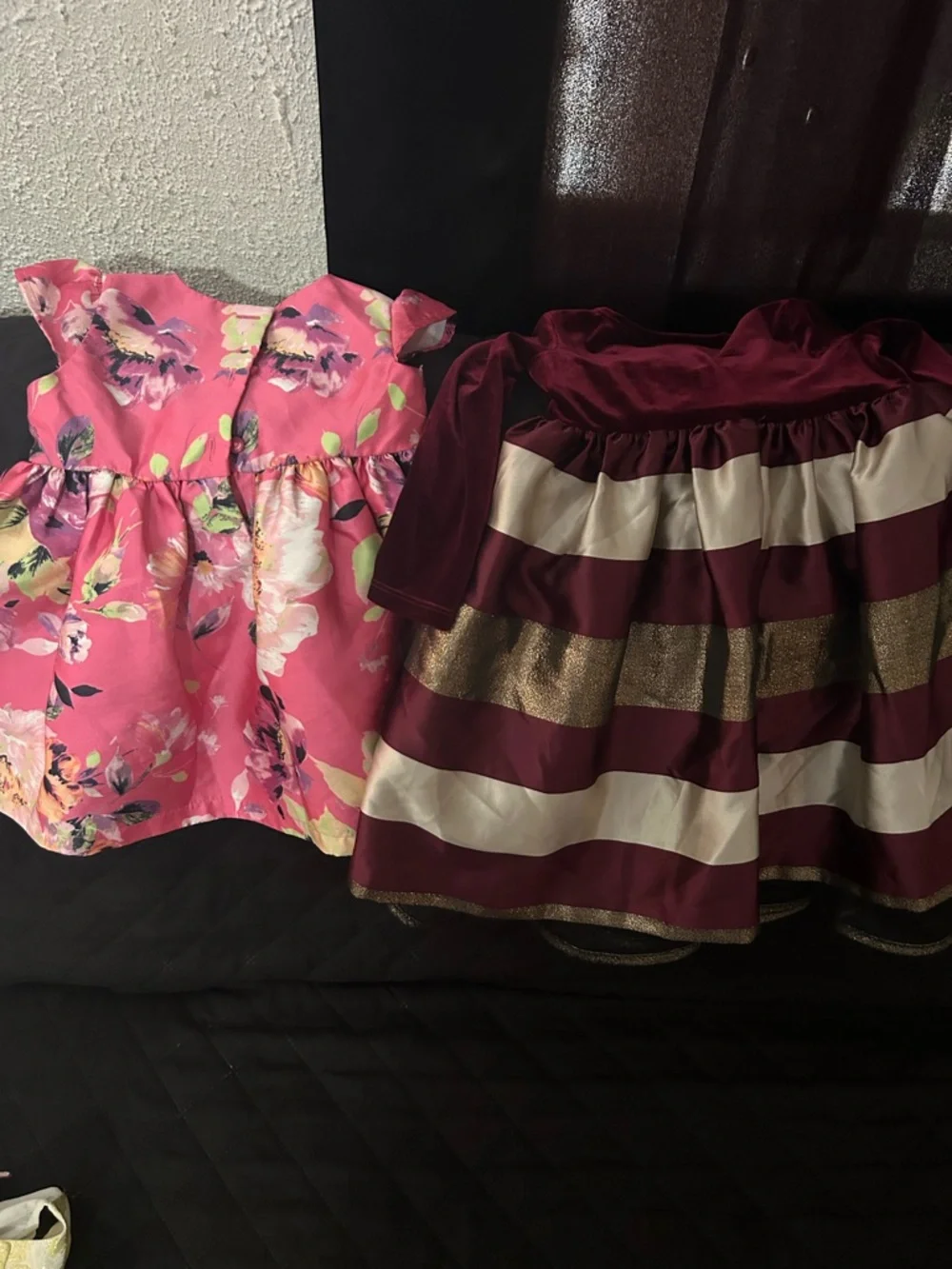 The Children's Place Pink Floral Ruffle Sleeve Top